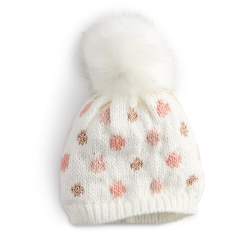 LC Lauren Conrad Polka Dot Hat